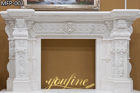 Marble French Fireplace Mantel Wholesale Home Decor